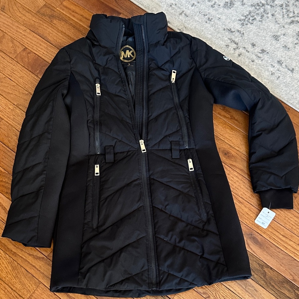 Michael Kors Black Quilted Jacket